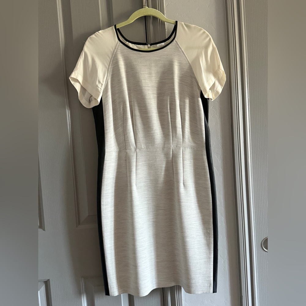 Club Monaco Two-Tone Midi Dress
